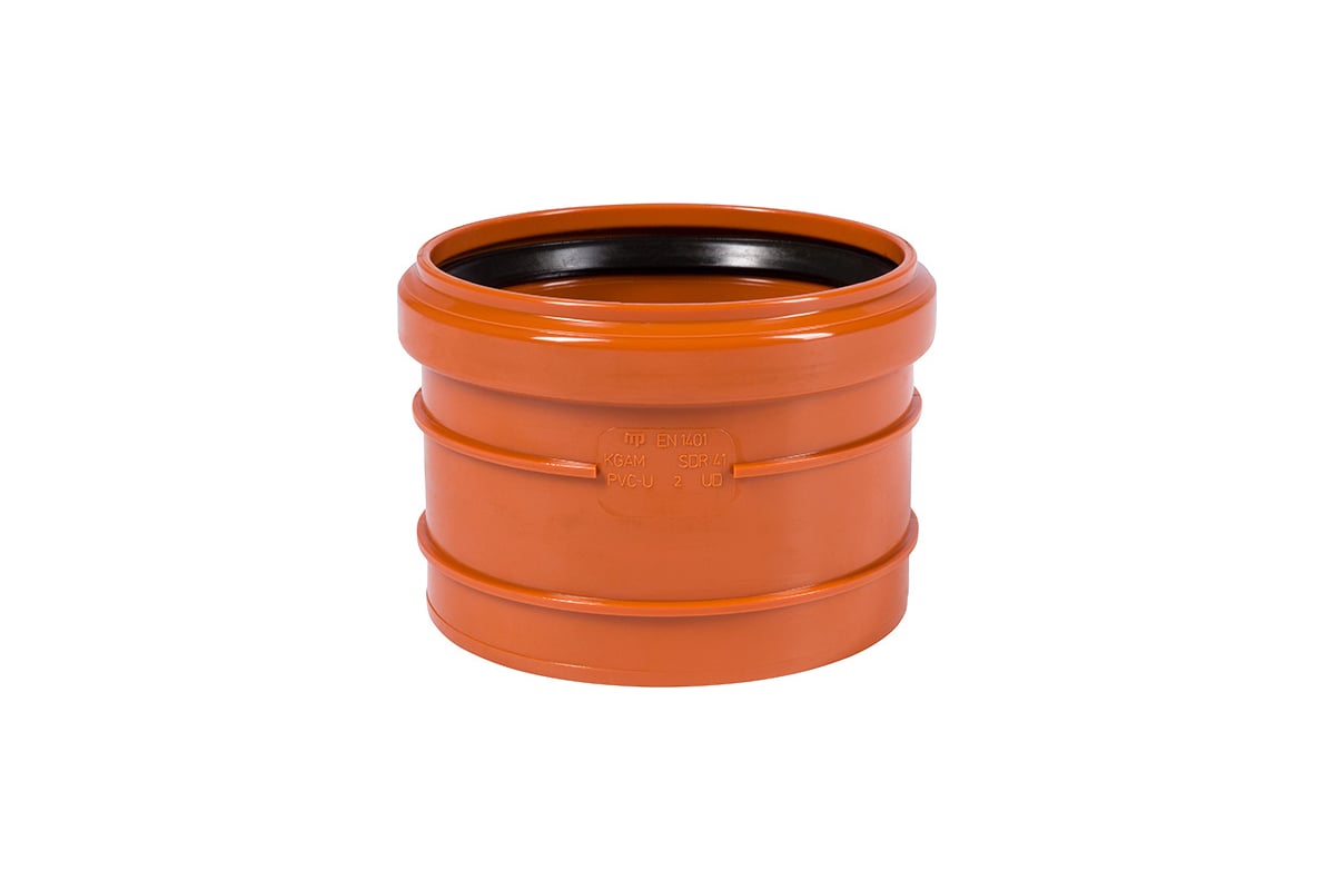 Насадная муфта наружной канализации Ostendorf ПВХ, 110 мм 220810 ...