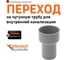Переходник для чугунной трубы Ostendorf 50 мм, без сальников 112820 2