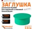 Заглушка ливневой канализации Ostendorf 125 мм 777420 2