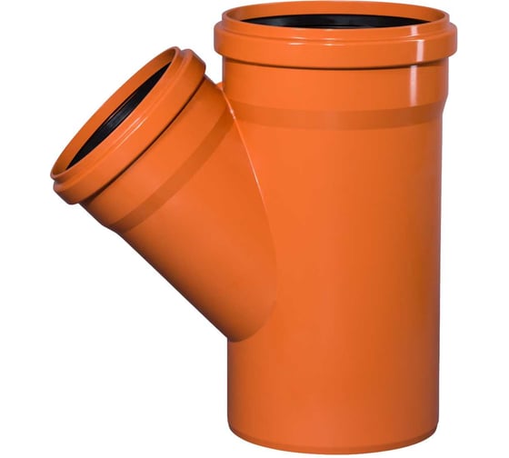 Тройник наружной канализации Ostendorf 45 градусов, 315х250 225310