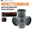 Двухплоскостная крестовина Ostendorf 87 градусов, 110х110х110 мм 115940 2