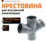 Канализационная крестовина Ostendorf 67 градусов, 75 мм 113900 2