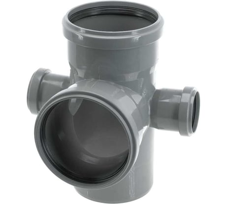 Канализационная крестовина Ostendorf пятерник 87 градусов, 110х50х50х110 мм 115970
