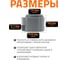 Канализационная редукция Ostendorf 110х75 мм, короткая 115715 3