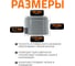 Канализационная редукция Ostendorf 110х90 мм, короткая 115705 3
