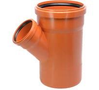 Двухраструбный тройник для наружной канализации Ostendorf 45 градусов, 200х110 мм 223330