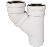 Тройник параллельный бесшумной канализации Ostendorf Skolan Safe 110х110 мм, SKPA 335920