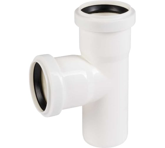 Канализационный тройник Ostendorf 87 градусов, 50х50 мм, белый 559670