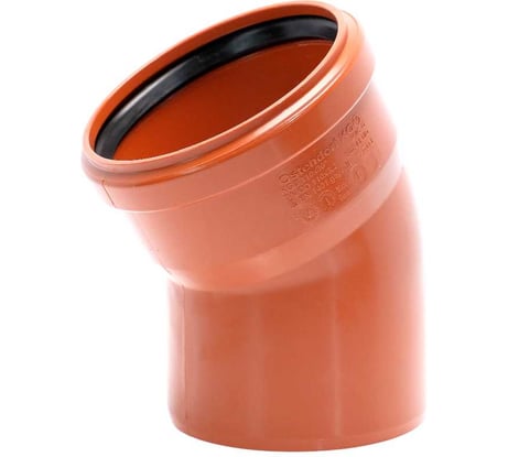 Отвод Ostendorf наружной канализации 110 мм, 30 градусов 220210