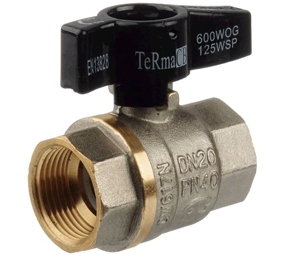 Шаровой кран Terma CB 1/2 в/в бабочка 25672 1