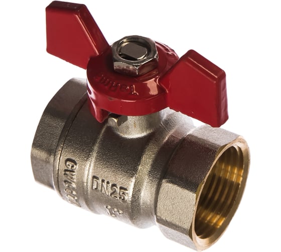 Шаровой кран Terma RED 1 в/в бабочка 26133