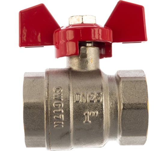 Шаровой кран Terma RED 1 в/в бабочка 26133