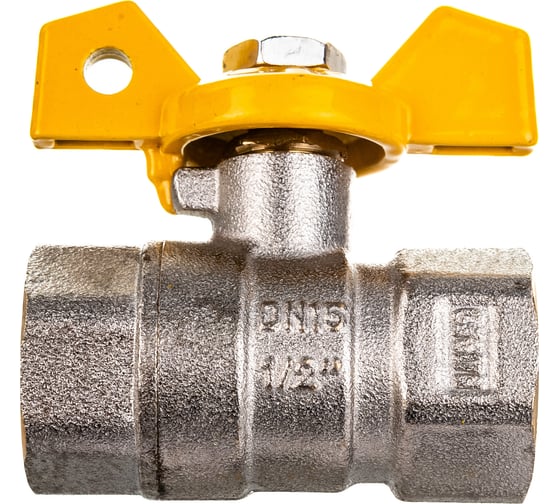 Шаровой кран Terma для газа 1/2в/в бабочка 26052