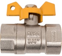 Шаровой кран Terma для газа 3/4в/в бабочка 26064