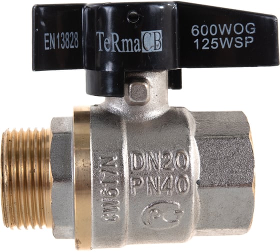 Шаровой кран Terma CB 3/4 в/н бабочка 25678