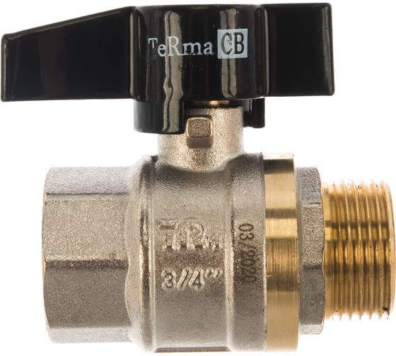 Шаровой кран Terma CB 3/4 в/н бабочка 25678
