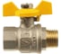 Шаровой кран Terma для газа 3/4в/н бабочка 26063 1