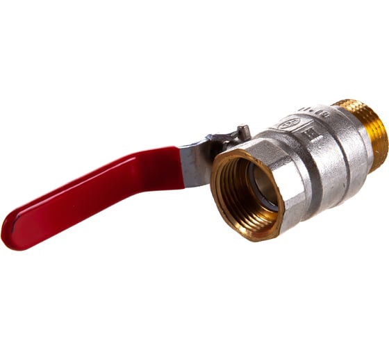 Шаровой кран Terma RED 1 в/н ручка 26132