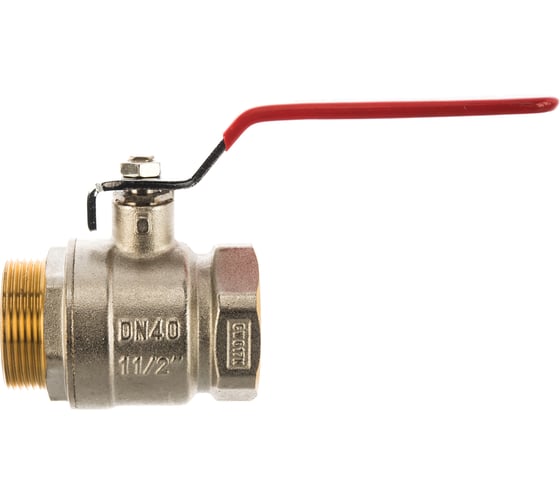 Шаровой кран Terma RED 1.1/2 в/н ручка 26141