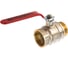 Шаровой кран Terma RED 1.1/2 в/н ручка 26141 2