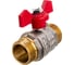 Шаровой кран Terma RED 3/4 н/н бабочка 26125 3