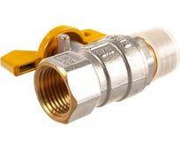 Шаровой кран Terma для газа 1/2в/н бабочка 26054
