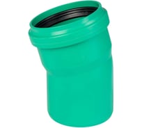 Отвод Ostendorf ливневой канализации 125 мм,15 градусов 771400