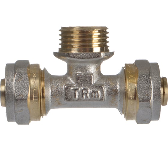 Тройник Terma 16x1/2x16 ц/ш/ц 35607
