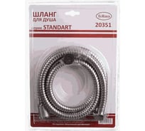 Шланг для душа MELODIA STANDARD M22х1/2 конус нерж. D14 мм, L150 см, 2-й зажим 34512