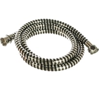 Шланг для душа Melodia della vita BLACK SILVER 1/2х1/2 конус ПВХ d14 мм, L150 см 34532