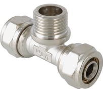 Обжимной тройник VALTEC с переходом на наружную резьбу 32х1 1/4 VTm.333.N.320732