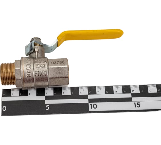 Шаровый кран VALTEC VALGAS газовый, стальная рукоятка, 3/4 в/н VT.272.N.05