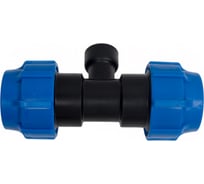 Тройник Политэк тпк-аква с внутренней резьбой ф63x1 1/4x63 52611463