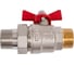 Шаровый кран VALTEC BASE с полусгоном, 3/4 наружная-наружная VT.226.N.05 3