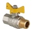 Шаровый кран VALGAS газовый, рукоятка бабочка, 3/4 в/н VT.278.N.05 1