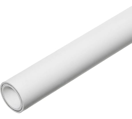 Труба армированная алюминием VALTEC PP-ALUX PN 25, 90 мм, белый, 4 мVTp.700.AL25.90