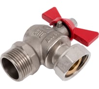 Шаровый кран VALTEC BASE угловой с накидной гайкой, 1 внутренняя-наружная VT.267.N.0606