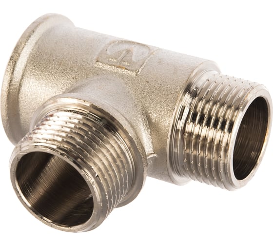 Тройник VALTEC с двумя переходами на наружную резьбу 3/4 VTr.133.N.0005