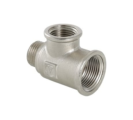 Тройник VALTEC с переходом на наружную резьбу 3/4х3/4х1/2 вн.-вн.-нар. VTr.134.RN.050504