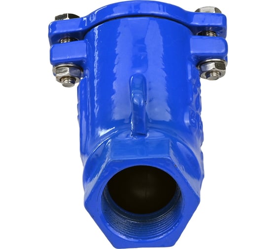 Обратный шаровой клапан DN.ru GGG50-NBR-SteelNBR-80-T Ду25 Ру16 резьбовой, чугунный D100-02986
