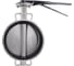 Затвор дисковый поворотный DN.ru 316L-316L-VITON Ду300 Ру16 с рукояткой D050-06565 1