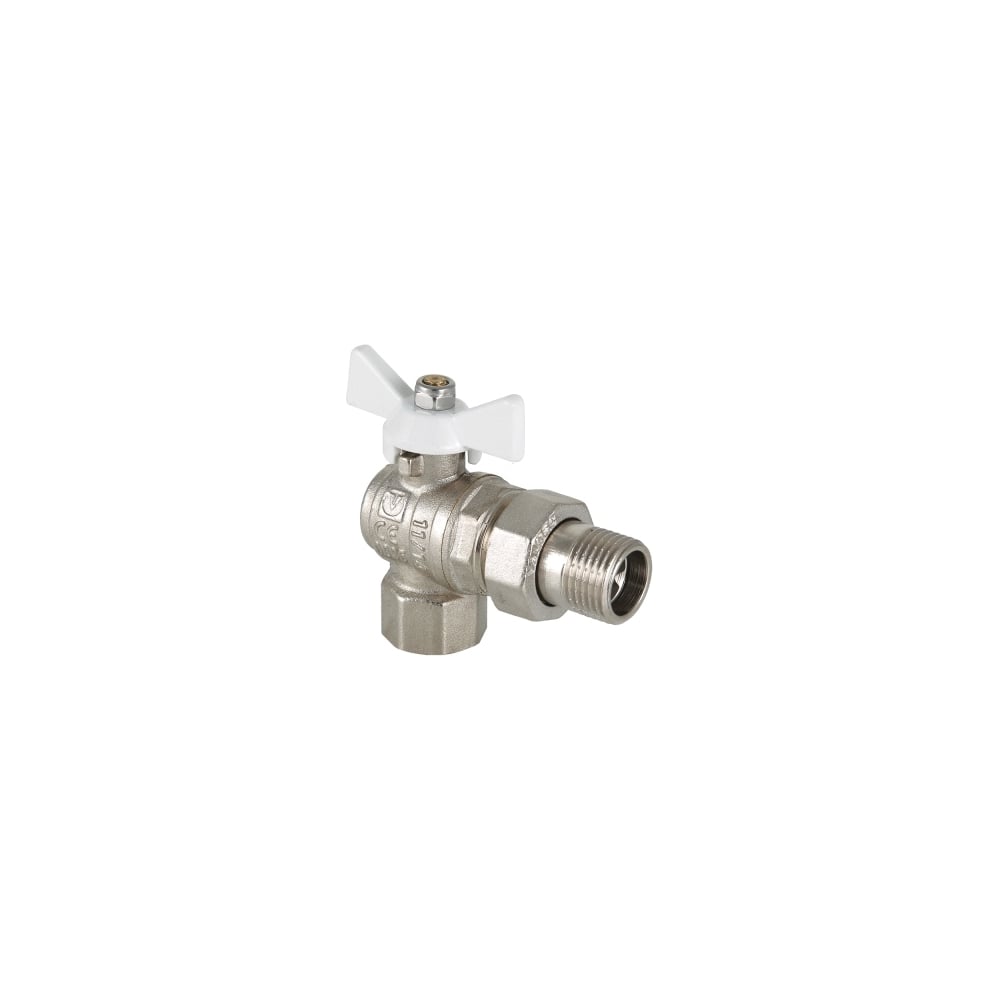 Шаровый кран VALTEC BASE угловой с полусгоном, 3/4 внутренняя-наружная ...