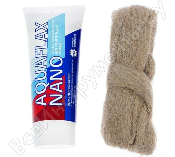 Паста для льна, Aquaflax nano 04051, 80 гр. тюбик + 20 гр. лён 4630009040514