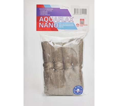 Лён Aquaflax nano российский, пакет, 200 гр. 04115 4630009041153
