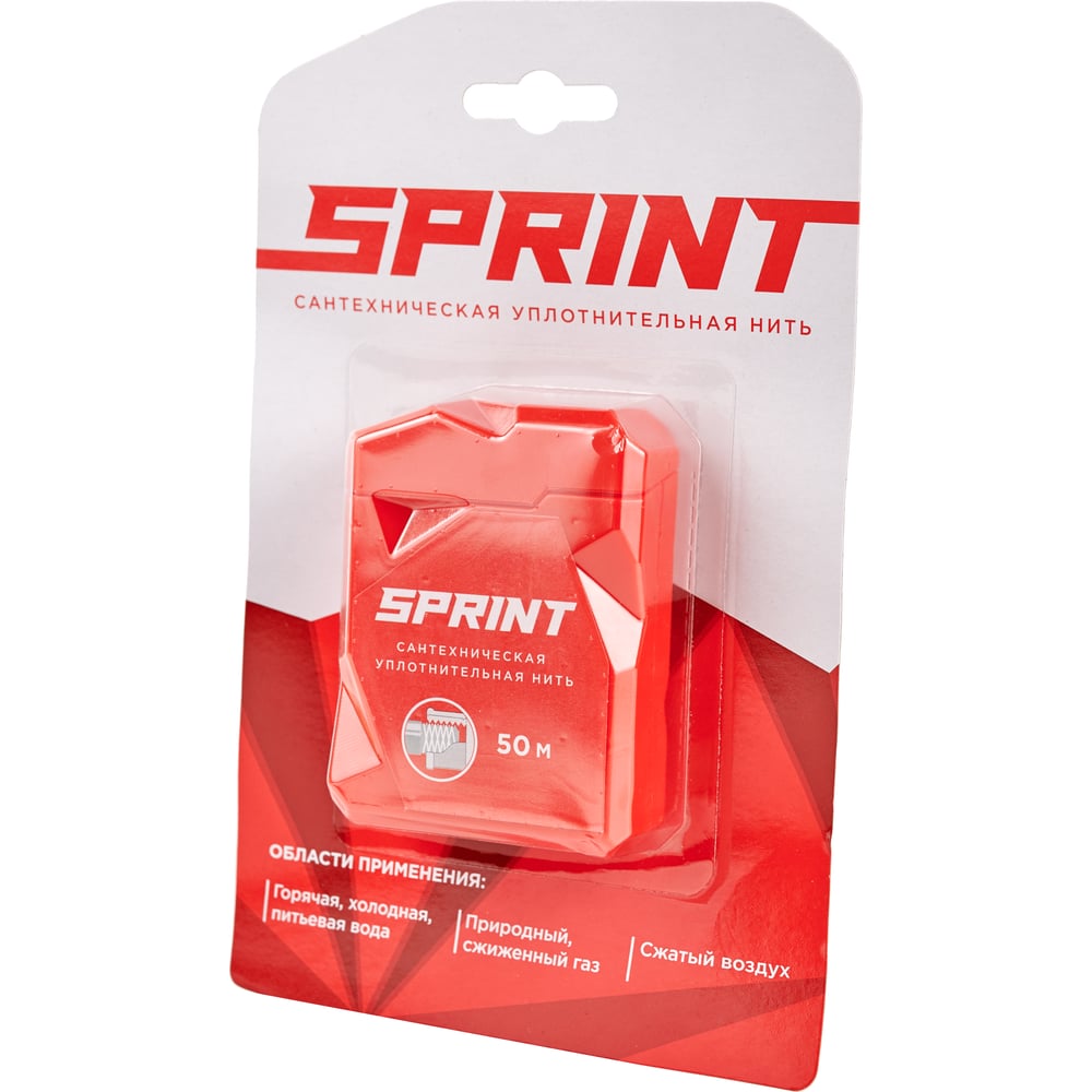 Уплотнительная нить Sprint 50м бокс, блистер 04062 купить в Нижнем ...