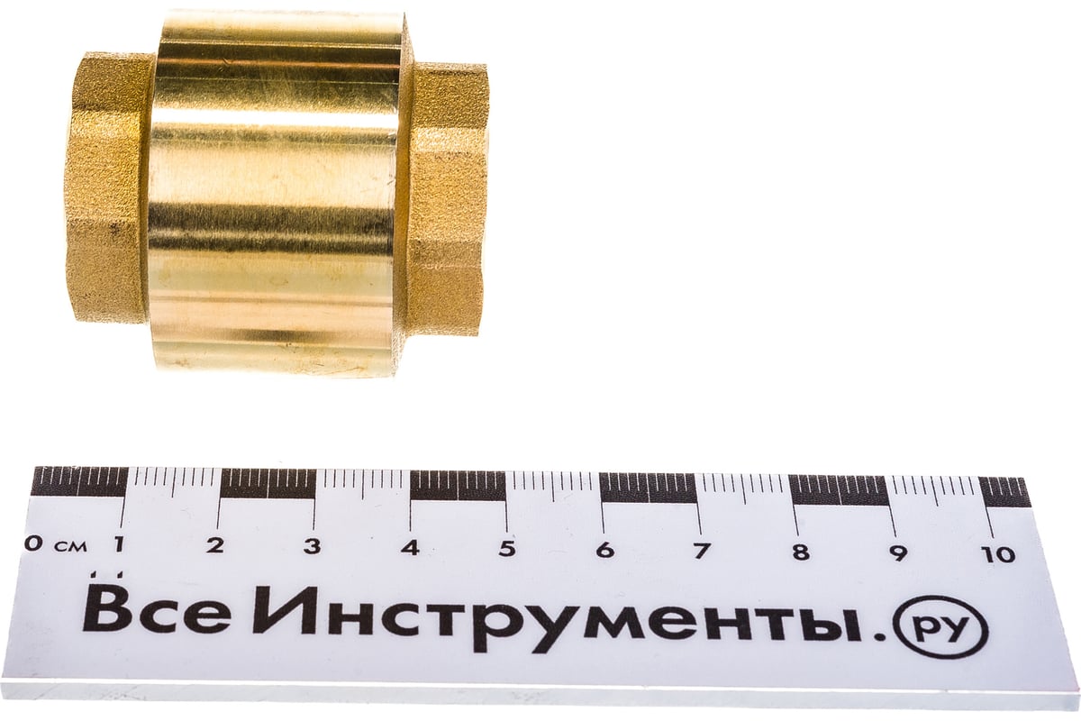 Обратный клапан с пластиковым золотником EUROS 3/4" ВР-ВР EU.ST4001046 ...