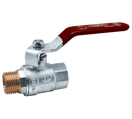 Шаровой кран EUROS ручка - усиленный рычаг, 1/2" внутренняя - наружная резьба EU.ST1283030 12_k