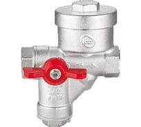 Редуктор давления DOUBLE-LIN мембранный 1/2" с фильтром и шаровым краном правый LL4120 1/2"