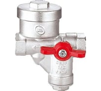 Редуктор давления DOUBLE-LIN мембранный 1/2" с фильтром и шаровым краном левый LL4121 1/2"