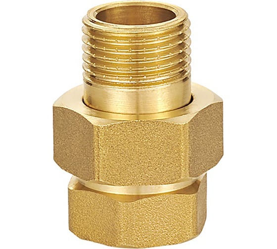 Сгон (американка) DOUBLE-LIN латунный прямой н/в 2" LL6035 (2") 1
